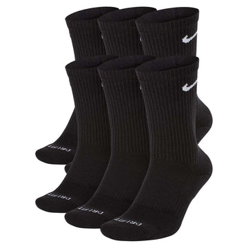 Nike - Everyday Plus Cushioned Socks 6 Pack Black.