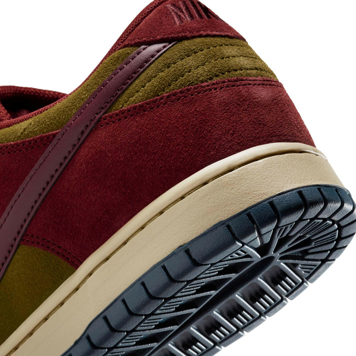 Nike SB - Dunk Low Pro Shoes Dark Team Red Olive Flak.