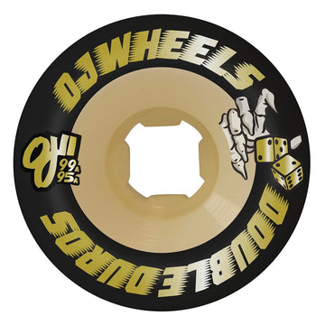 OJ Double Duro Black/Gum Chubbies 56MM 99A/95A Skateboard Wheels