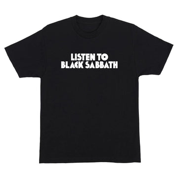 OJ Listen to Black Sabbath Tee Black Front