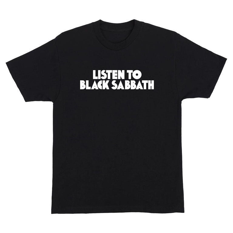 OJ Listen to Black Sabbath Tee Black Front