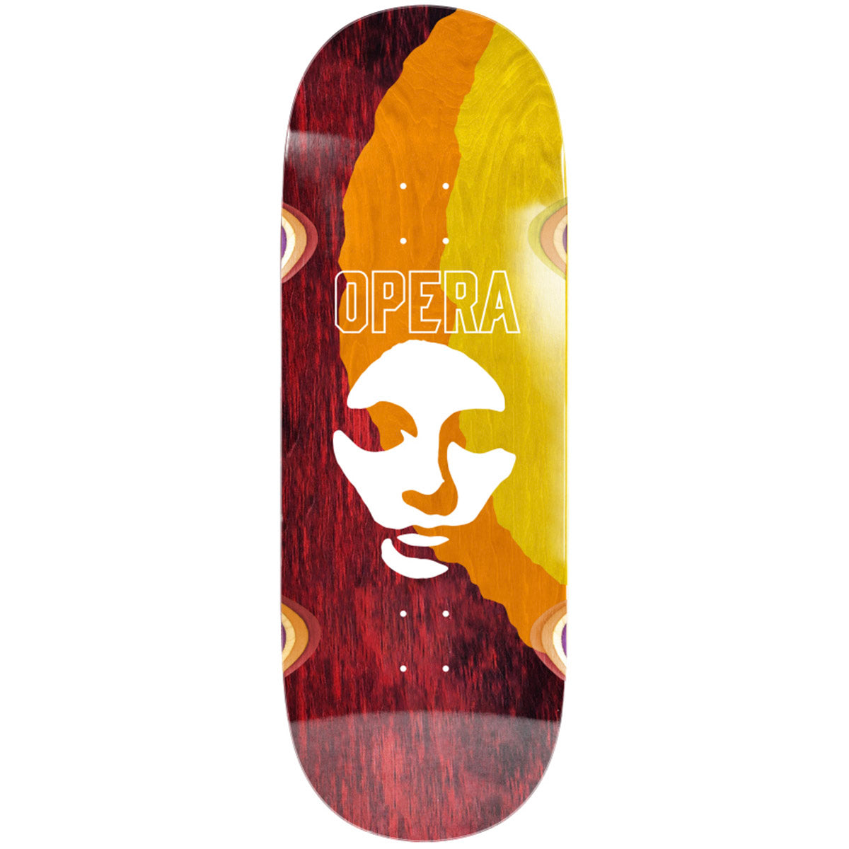 Opera - Fatties Triple Torn Red 11.0 Skateboard Deck.