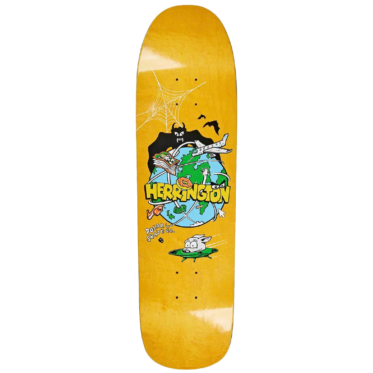 Polar - Aaron Herrington Planet Herrington 1991 Jnr 8.65 Skateboard Deck.