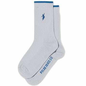 Polar - No Complies Forever Business Socks Silver/Blue.