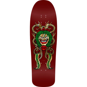 Powell Peralta Steve Caballero Mask Burgundy 9.75 Reissue Skateboard Deck