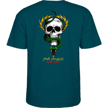 Powell Peralta McGill Skull & Snake Tee Midnight Teal Back