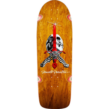 Powell Peralta Skull & Sword OG Brown 10.0 Reissue Skateboard Deck