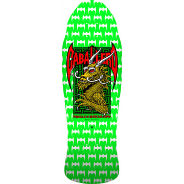 Powell Peralta - Steve Caballero Street Green/White 9.625 Reissue Skateboard Deck.