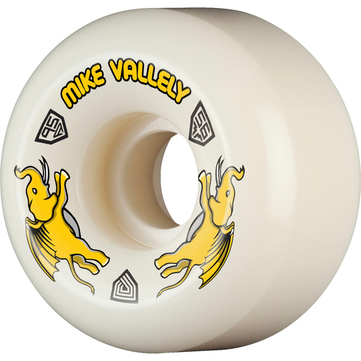 Powell Peralta Vallely Dragons V6 Symmetrical 56MM X 36MM 95A Skateboard Wheels