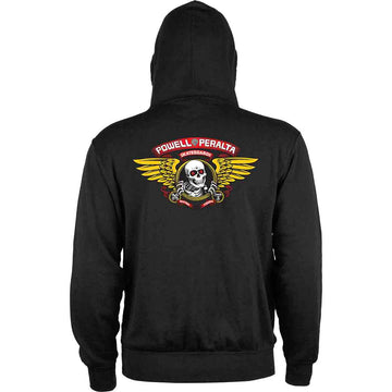 Powell Peralta Winged Ripper Hoodie Black Back