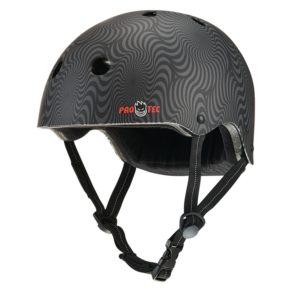 Pro Tec Low Pro Certified Helmet Spitfire Black Swirl
