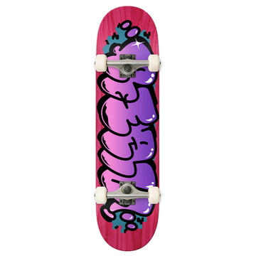 Real Bubble Letters 7.75 Complete Skateboard.
