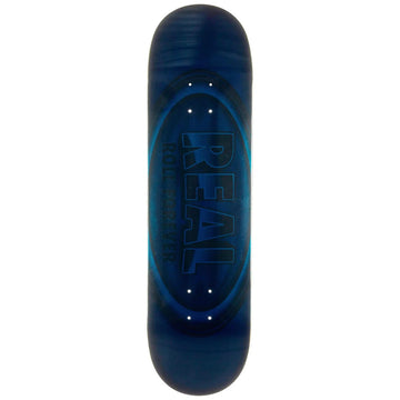 Real - DBX Oval Blue Foil 8.5 Skateboard Deck.