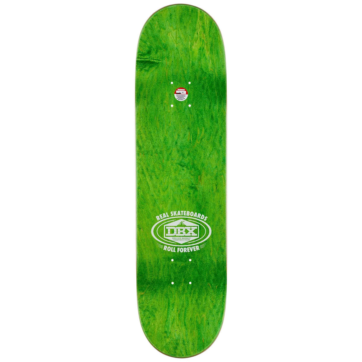 Real - DBX Oval Blue Foil 8.5 Skateboard Deck.