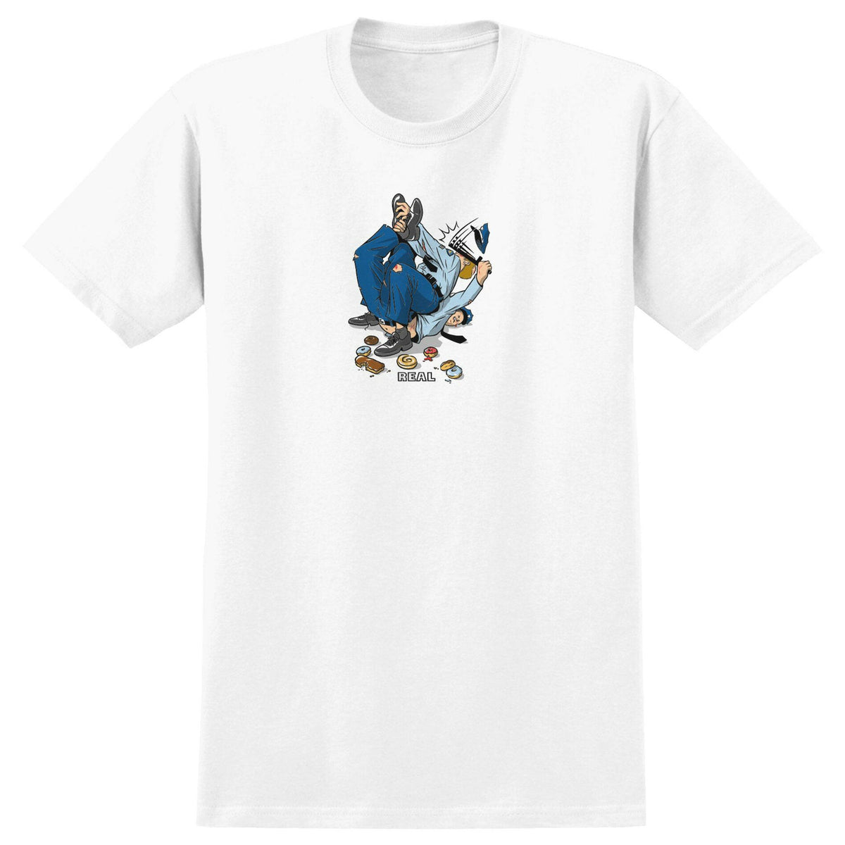 Real - Double Duty Tee White.