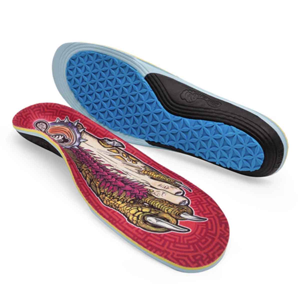 Remind Cush Impact Steve Caballero Gnar Foot 5.5mm Mid-High Arch Insoles Flat