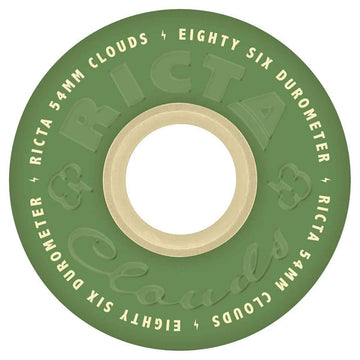 Ricta Clouds Green/Natural 54MM 86A Skateboard Wheels