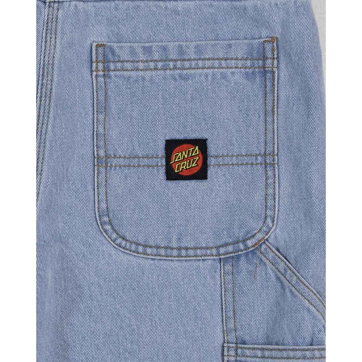 Santa Cruz - Classic Carpenter Youth Jeans Light Waashed Indigo.