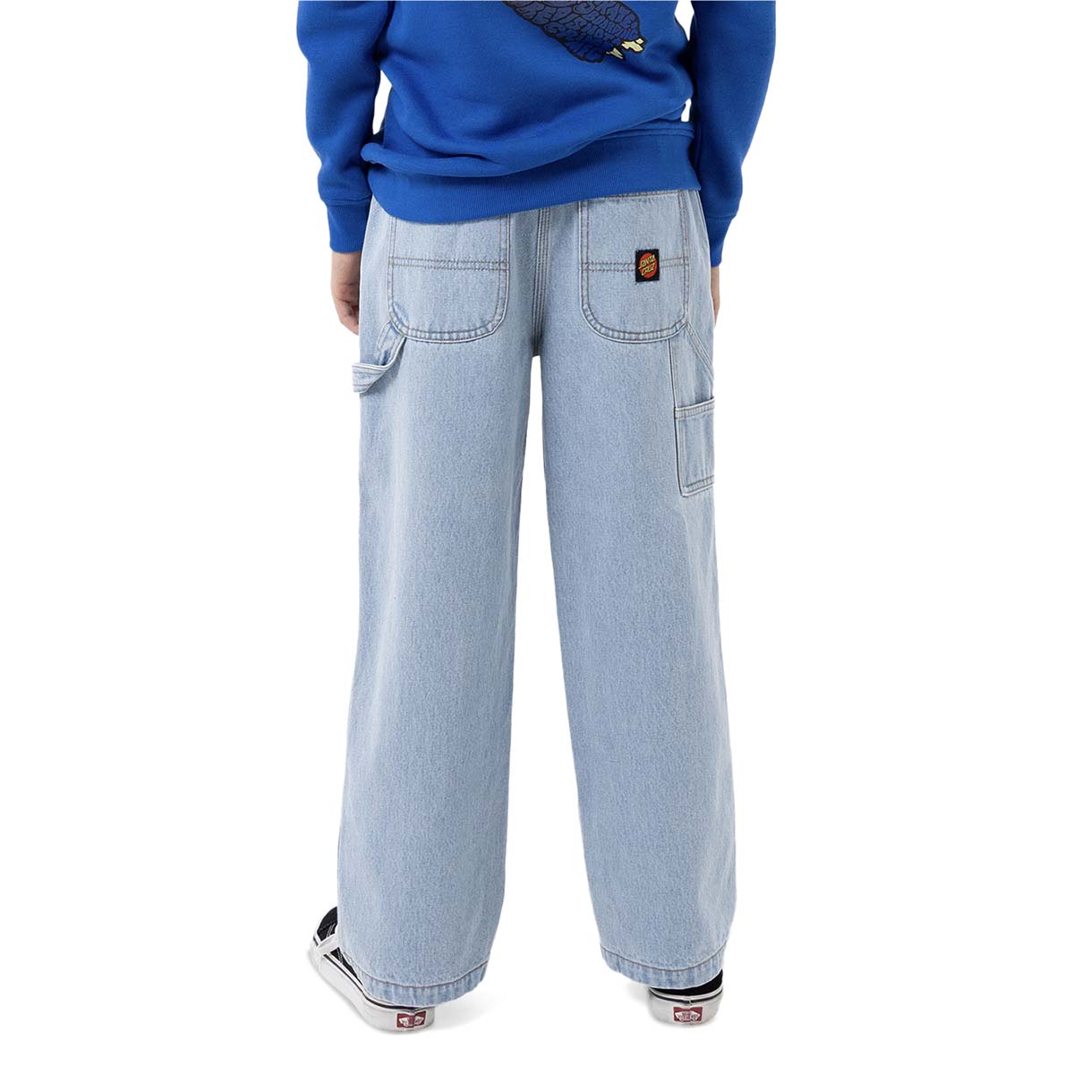 Santa Cruz - Classic Carpenter Youth Jeans Light Waashed Indigo.