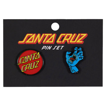 Santa Cruz - Classic Screaming Hand Pin Set.
