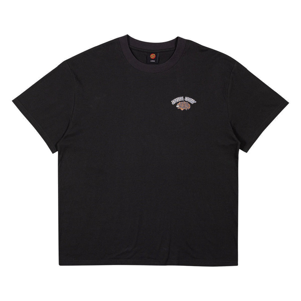 Santa Cruz - Dressen Evo Roses Tee Off Black - front view