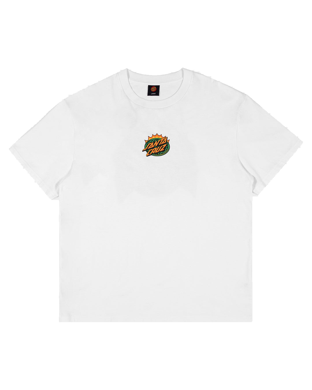 Santa Cruz Kendall End Of The Dot Centre Tee White - front