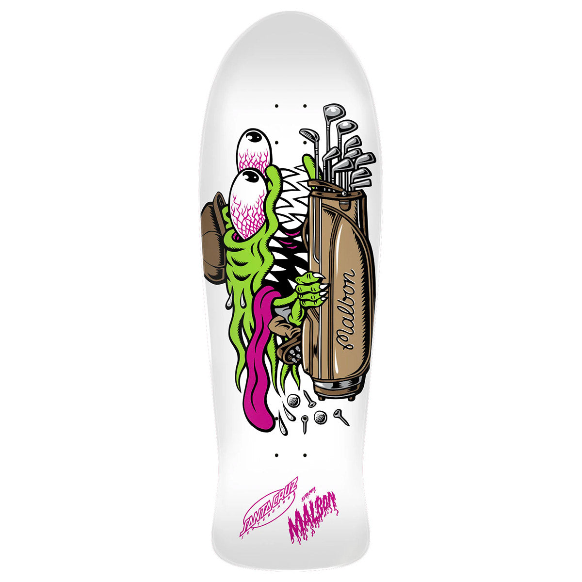 Santa Cruz - X Malbon Keith Meek Slasher LTD 10.1 Skateboard Deck.