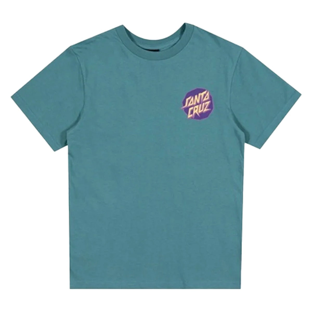 Santa Cruz - Meek Scratched Slasher Youth Tee Teal - front view