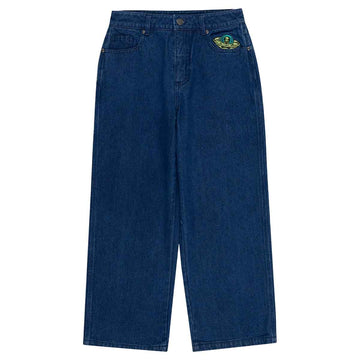 Santa Cruz Multi Stack Alien Youth Jeans Stone Washed Indigo