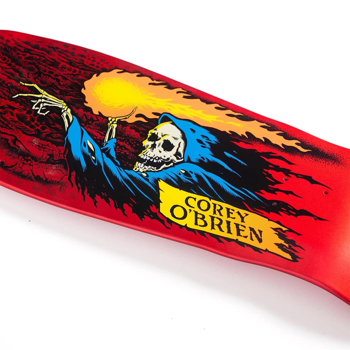 Santa Cruz - Corey O'Brien Reaper 9.85 Reissue Skateboard Deck.