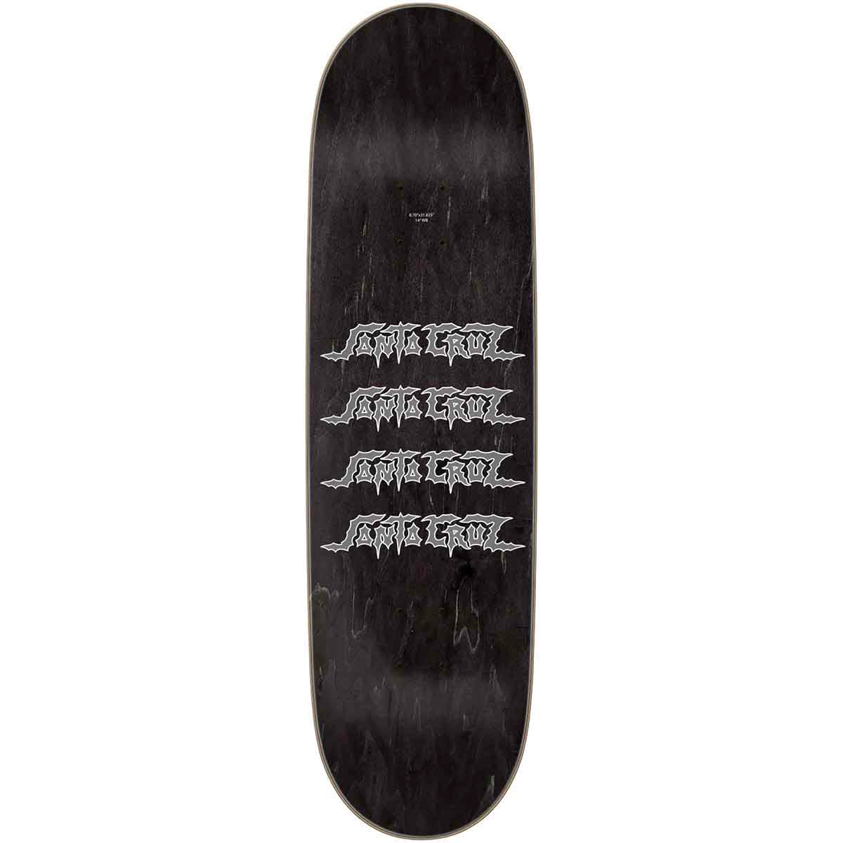 Santa Cruz Rob Pace Deathtrap Remix 8.7 Skateboard Deck Top