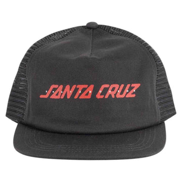 Santa Cruz Spray Strip Youth Trucker Off Black