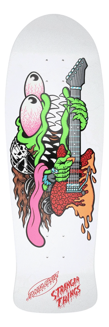 Santa Cruz X Stranger Things Meek Eddie Slasher Reveal 10.1 Skateboard Deck