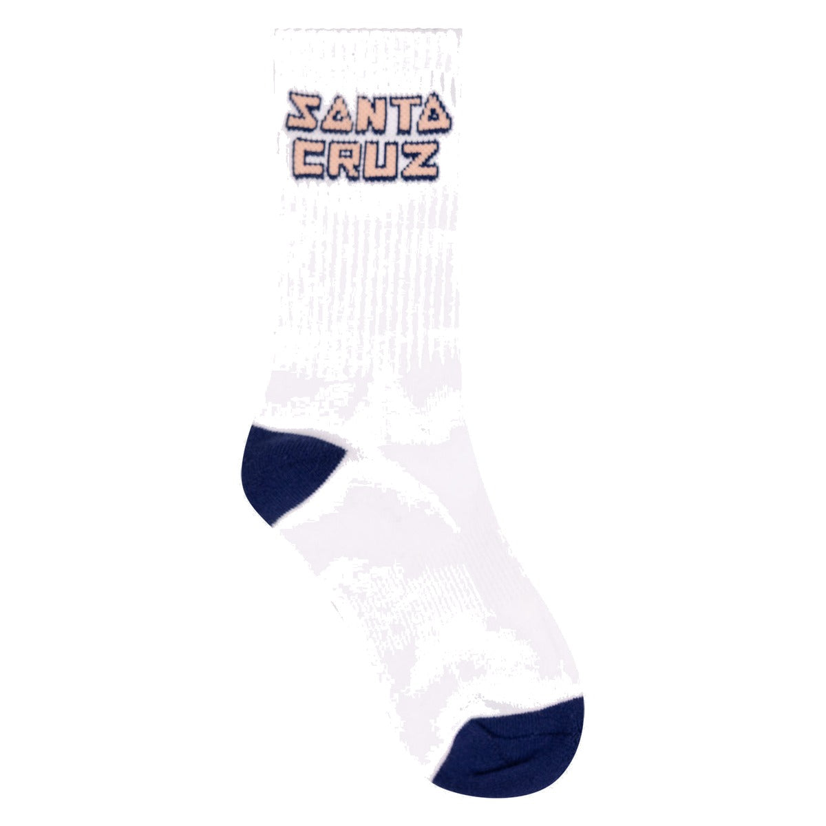 Santa Cruz - Tripper Deconstruct Youth Crew Socks 3 Pack White/Dark Blue/Light Blue - detail view