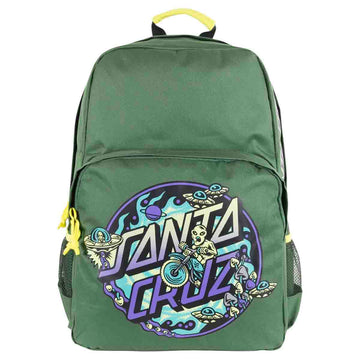 Santa Cruz Winkowski Dope Planet 2 Dot Backpack Dark Green