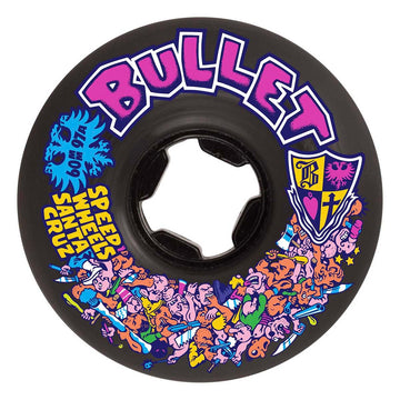 Slime Balls Bullet Riot Black Vomits 60MM 97A Skateboard Wheels