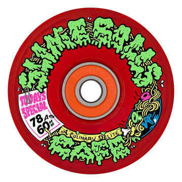 Slime Balls Cafe Light Ups Red 60MM 78A Skateboard Wheels