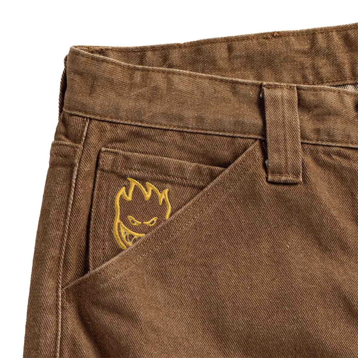 Spitfire - Bighead Denim Shorts Brown.