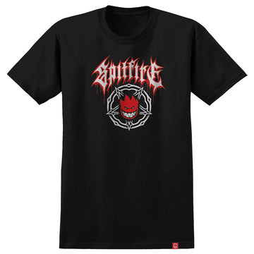 Spitfire Pentagram Drip Tee Black