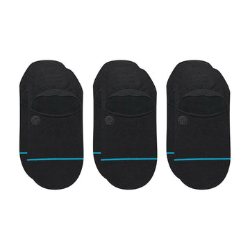 Stance Icon 3 Pack No Show Socks Black.