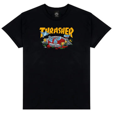 Thrasher Blood Bath Tee Black