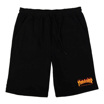 Thrasher - Flame Shorts Black.