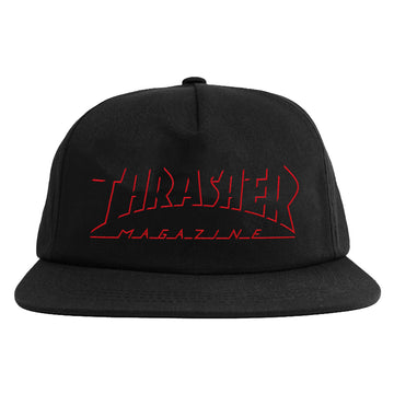 Thrasher Shadow Mag Snapback Black