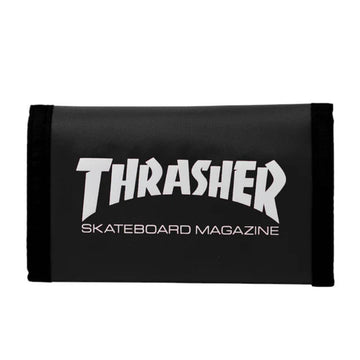 Thrasher Skate Mag Velro Wallet Black