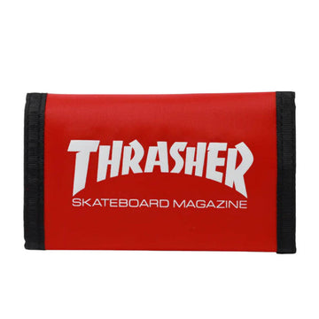 Thrasher Skate Mag Velro Wallet Red