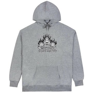 Thrasher - Who Cares by Neckface Hoodie Sport Grey.