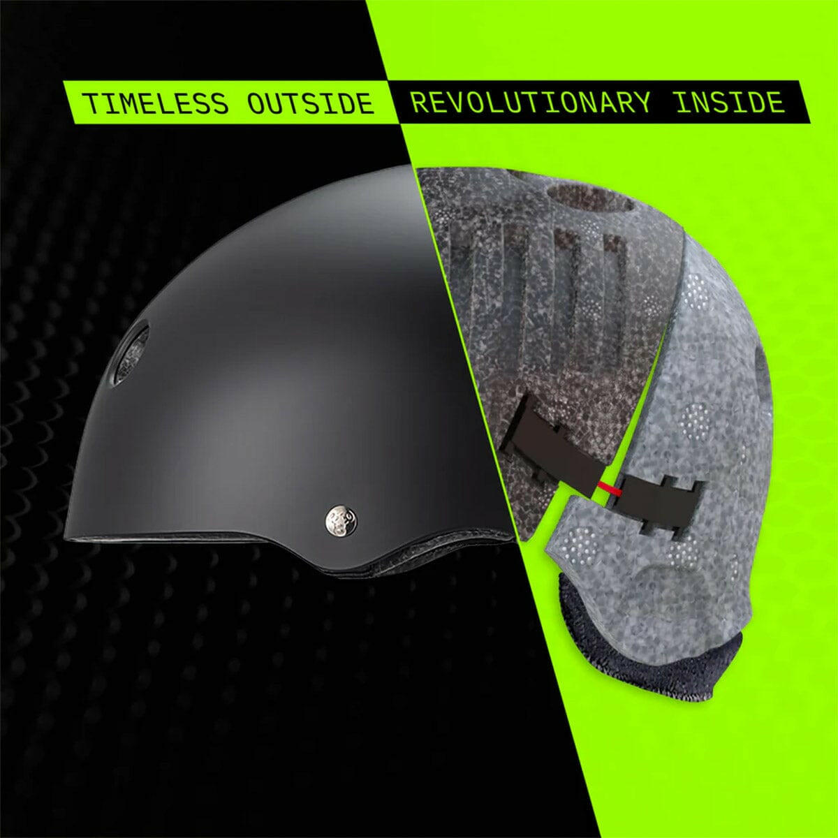 Triple 8 - Deep Cover Helmet Black Matte.