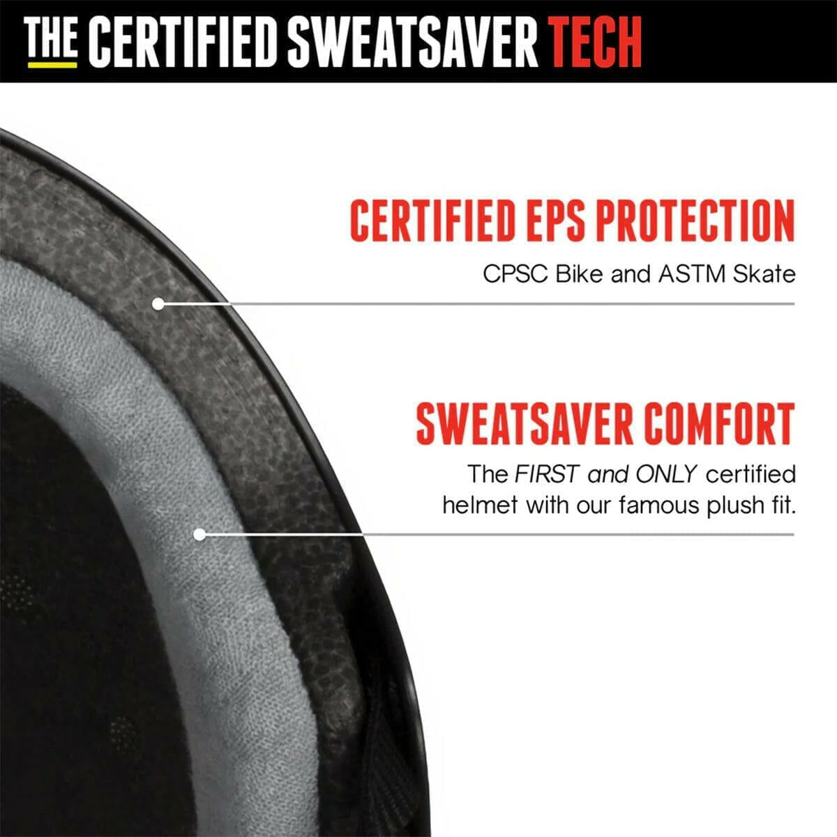 Triple 8 Certified Sweatsaver Helmet Matte Black.