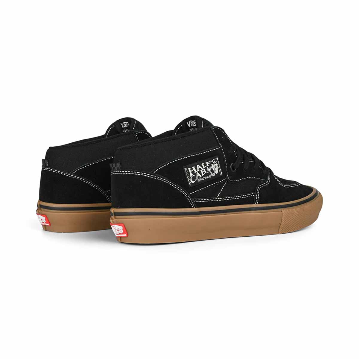 Vans - Skate Half Cab Shoes Black/Gum/White Back