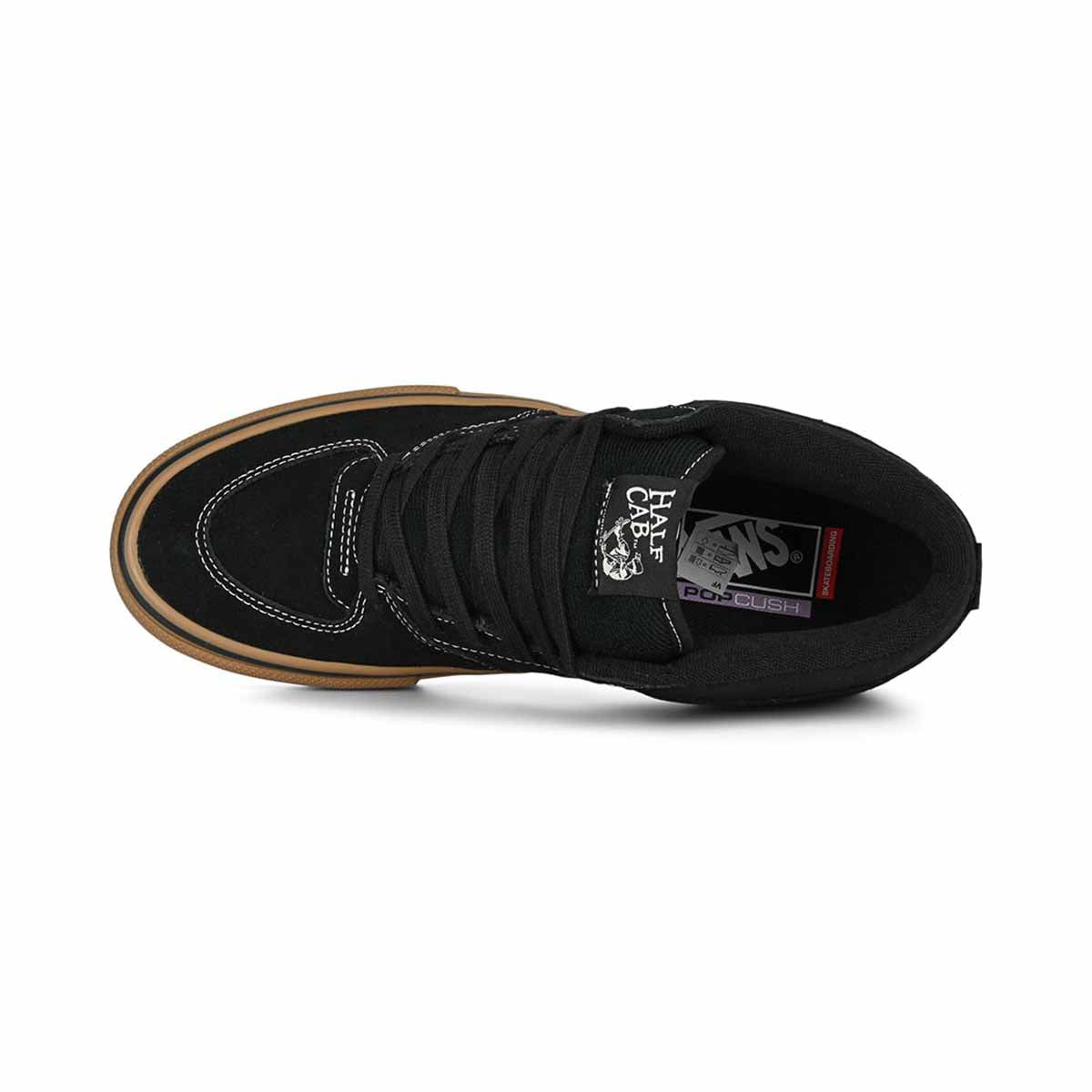 Vans - Skate Half Cab Shoes Black/Gum/White Sole